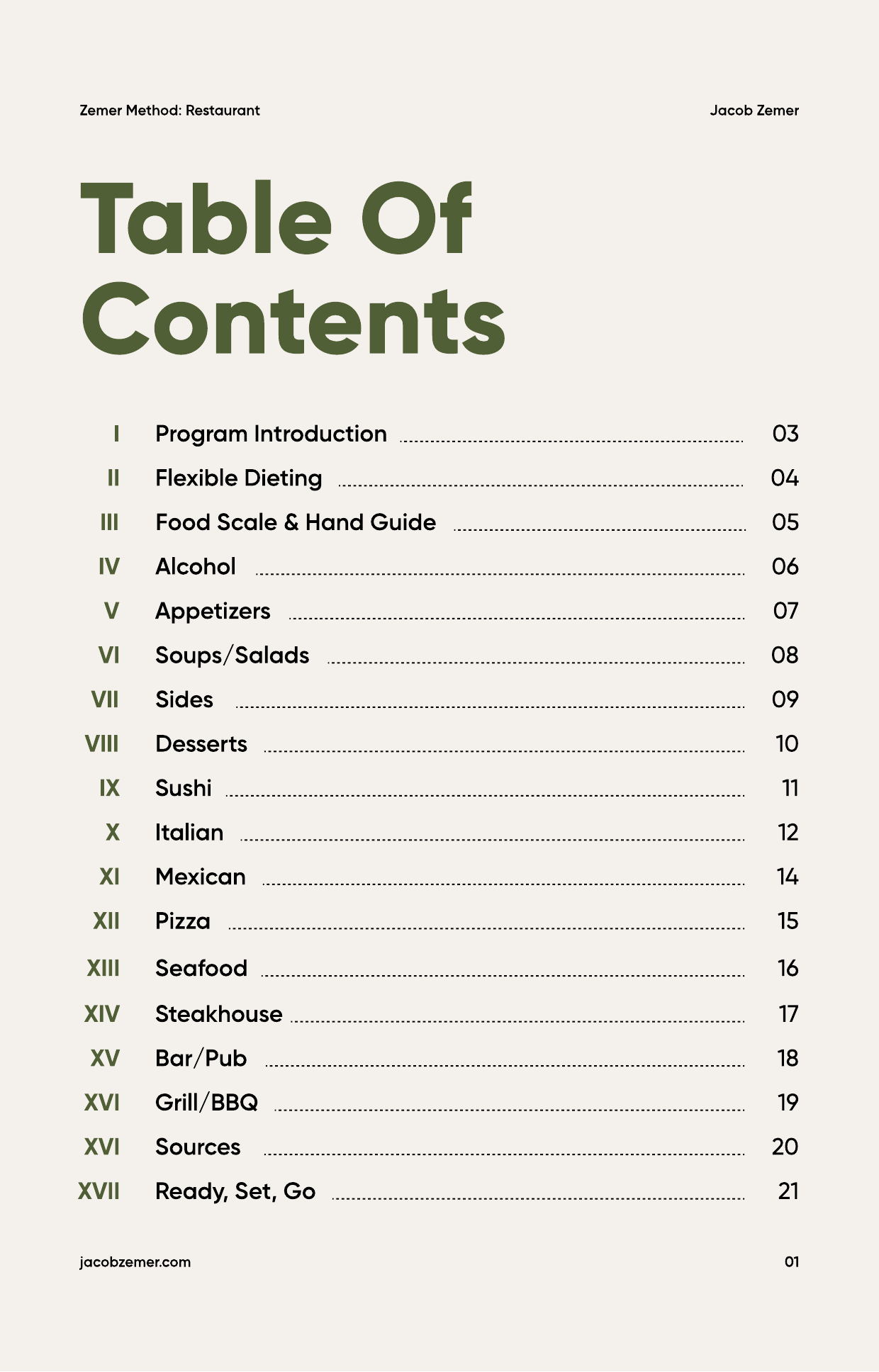 JZ Restaurant Guide